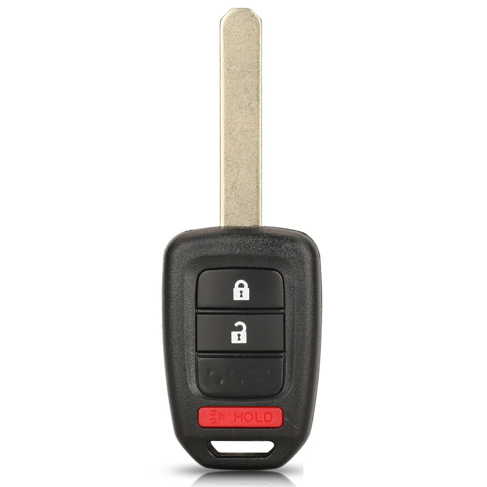jingyuqin 10pcs/lot Car Key Shell 2/3/4 Button for Honda Civic City Fit HR-V XR-V Auto Remote Fob Case