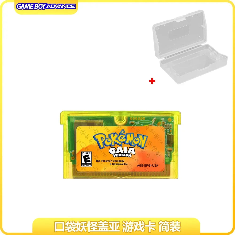 GBA RTC Pokemon  Real Clock  New Version 2.0 Game Card  Featured Popular English Games