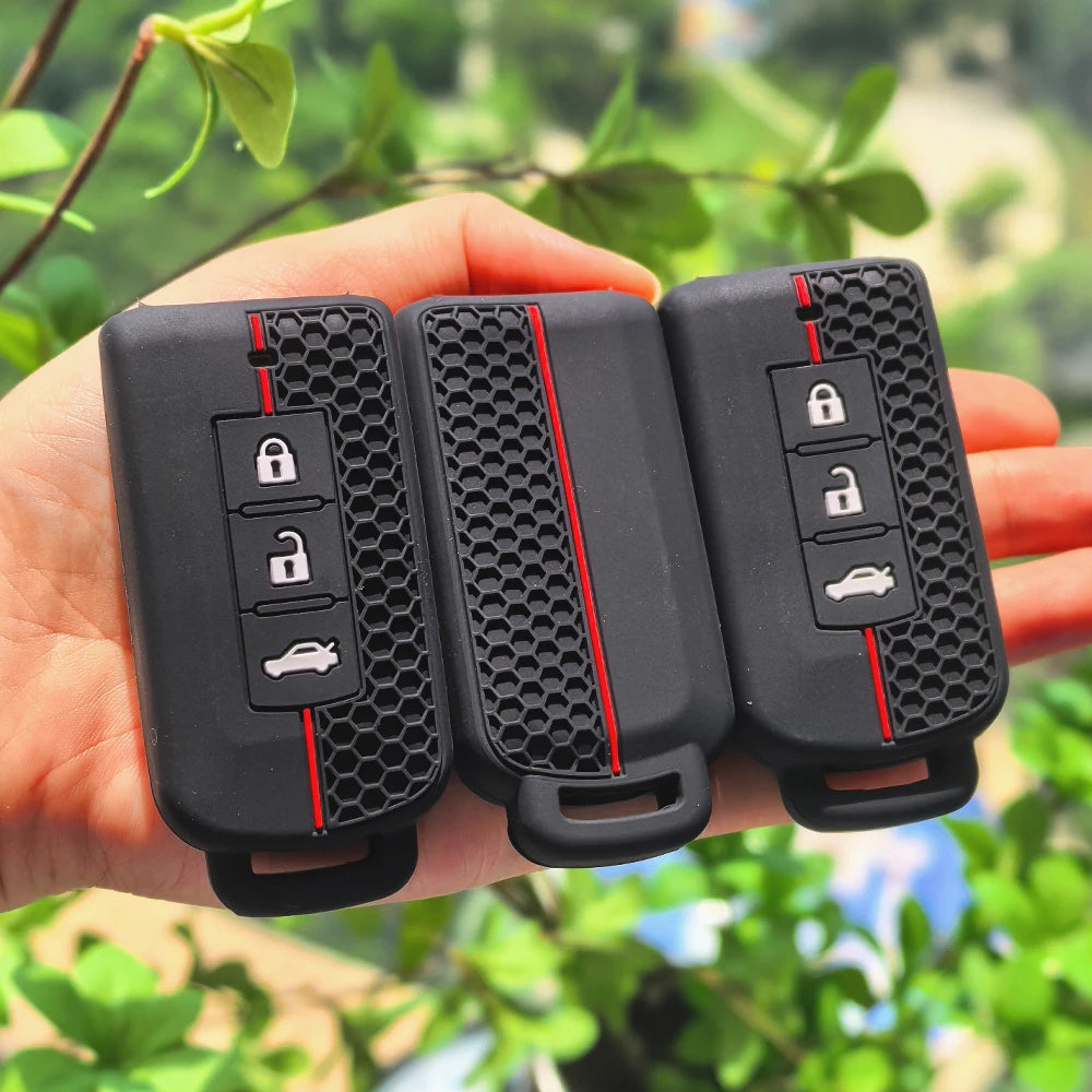 Silicone Car Key Case Cover For Mitsubishi Outlander Xpander Triton ASX LANCER Pajero Sport 3 2020G Eclipse Cross L200