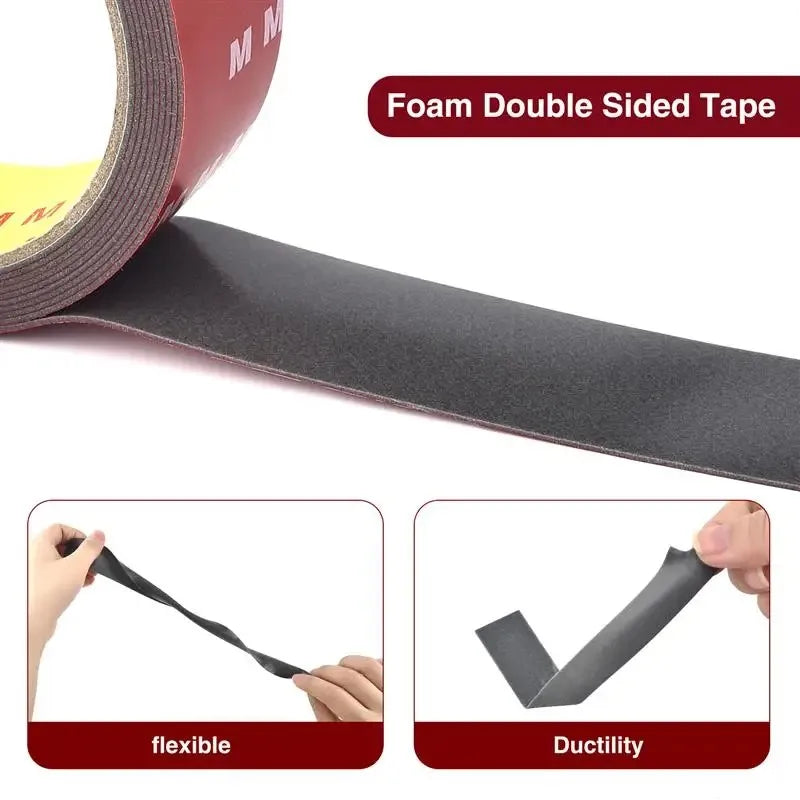 3Meters Strong Double sided Tape Acrylic Foam Adhesive Tape Sticker for Car Home Indoor High temperature