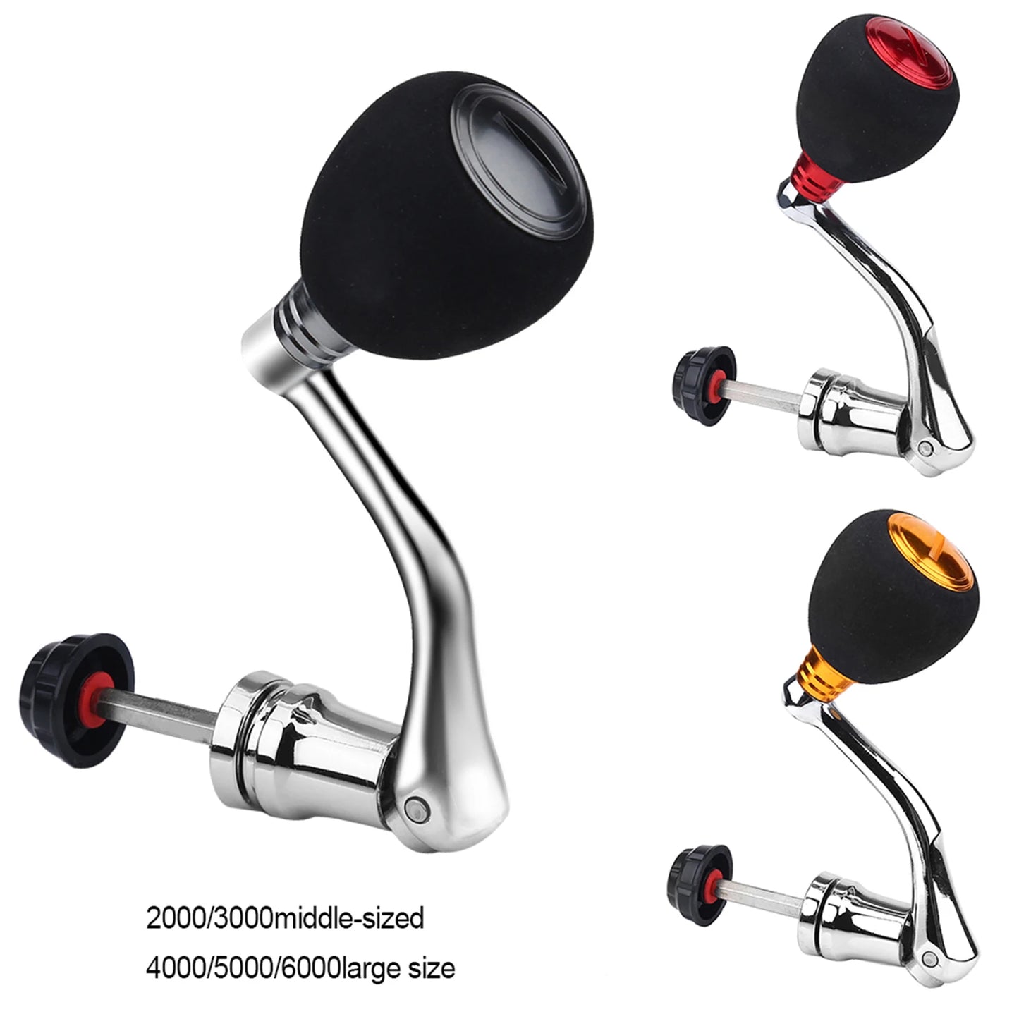 Reel Replacement Power Handle Metal Rocker Arm Grip for Spinning Fishing Reel