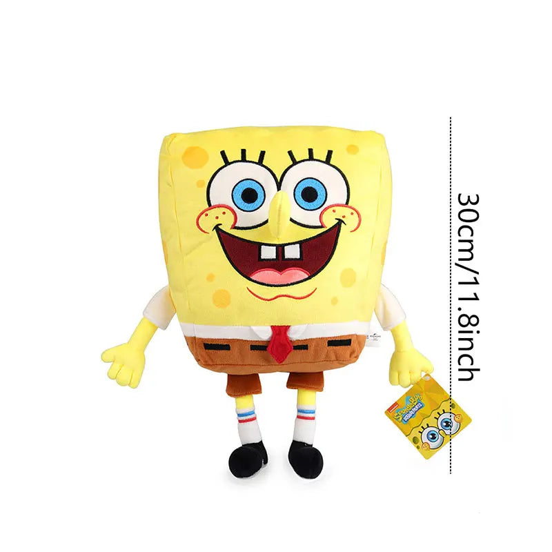 Anime Spongebob Squarepants Patrick Star Squidward Eugene H. Krabs Gary Kawaii Cartoon Stuffed Plush Toys Birthday Gift For Kids