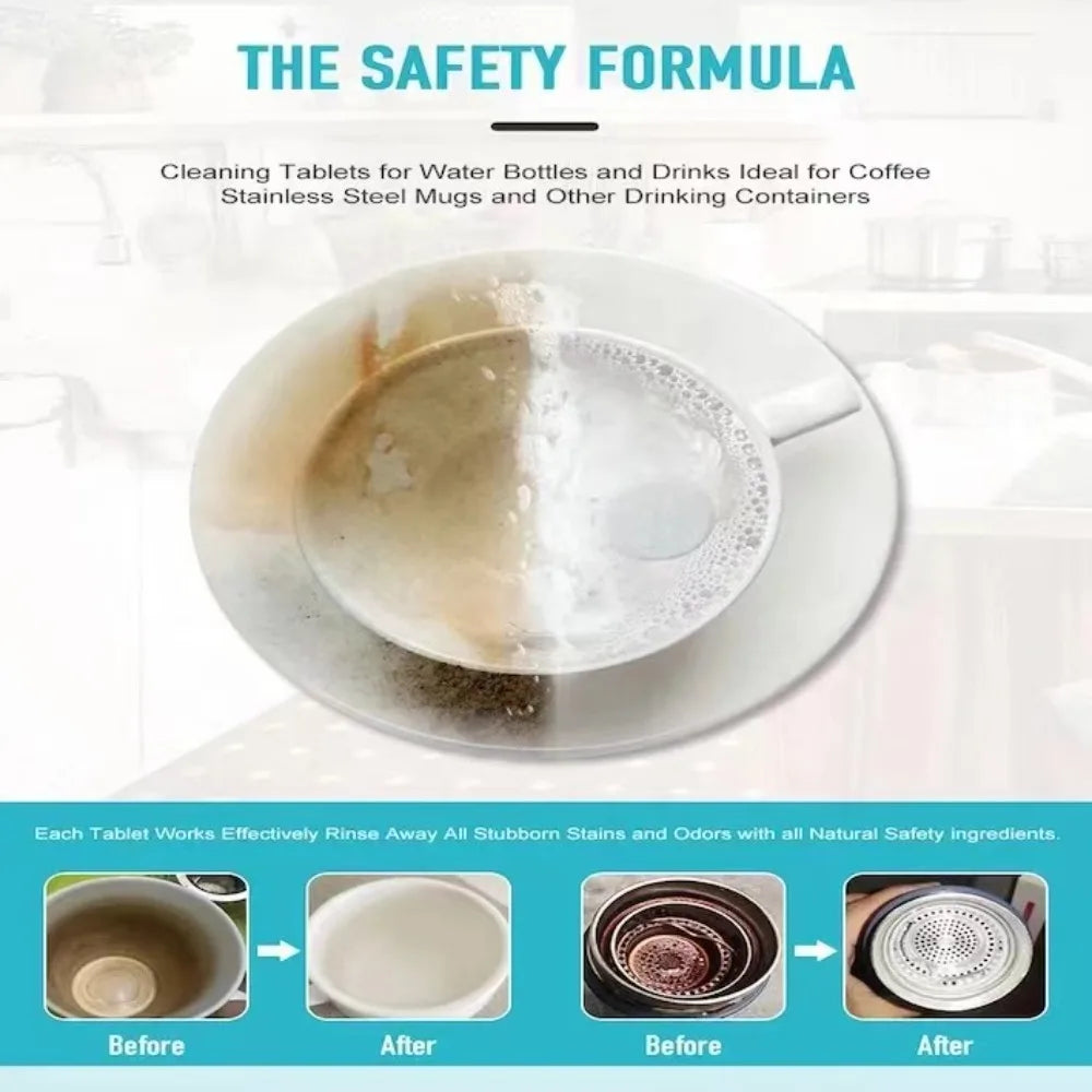 Car Windshield Glass Concentrated Washer Tablets Car Effervescent Washer Fluid Wiper Glass Solid Cleaning Tablets for Car Window