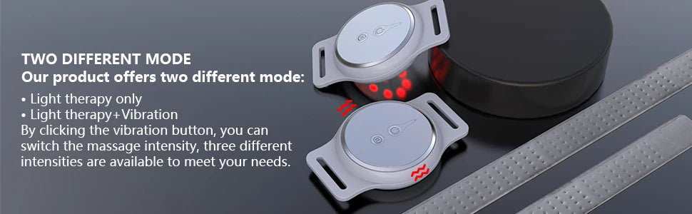 KTS Wrist Massager LED Red Light Therapy Device Healthcare Round Near Infrared Therapy Device for Wrist Sprain Arthritis 810nm