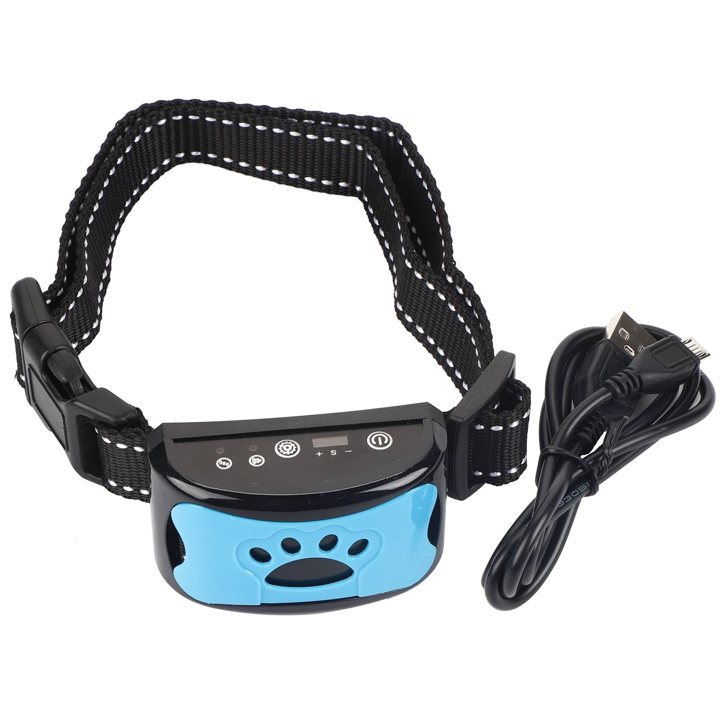 Dog Pet Anti Barking Device USB Electric Ultrasonic Dogs Training Collar Dog Stop Barking Vibration Anti Bark Collar Dropship