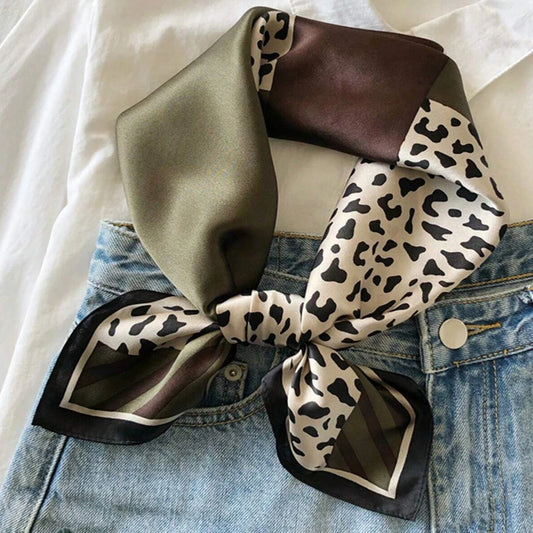 1 piece of women's fashionable and minimalist style 70s scarf, suitable for business negotiations/leisure travel/festivals, etc