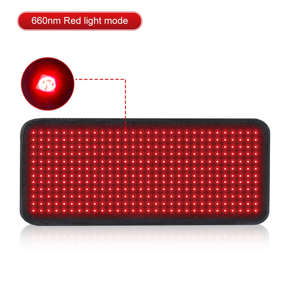 Updated Red Light Therapy Heating Pad Waist Back Shoulder Muscle Pain Relief Relax Infrared Light For Body Device Cushion 850nm