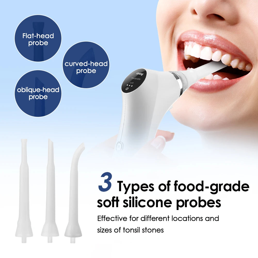 New Electronic Tonsil Stone Extractor For Oral Care Vacuum Stone Cleaning Set And Instant Suction Tool To Improve Oral Health