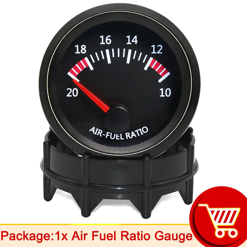 AD 52mm Car Auto Air Fuel Ratio Gauge 10-20 With Narrowband O2 Oxygen Sensor Car Gauge Fit for 12V Stepper Motor OE 0258006028
