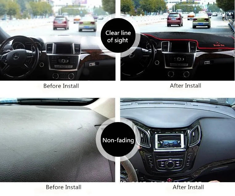 Taijs Right Hand Drive Anti-UV Car Dashboard Cover Dash-Mat for Honda Freed GB3 GB4 GP3 2008 2009 2010 2011 2014 2015 Cover