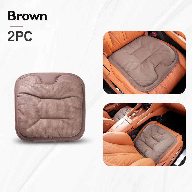 Four Seasons Universal Car Seat Cover Breathable Leather Car Seat Waist Cushion Covers Auto Interior Seats Interior Accessories