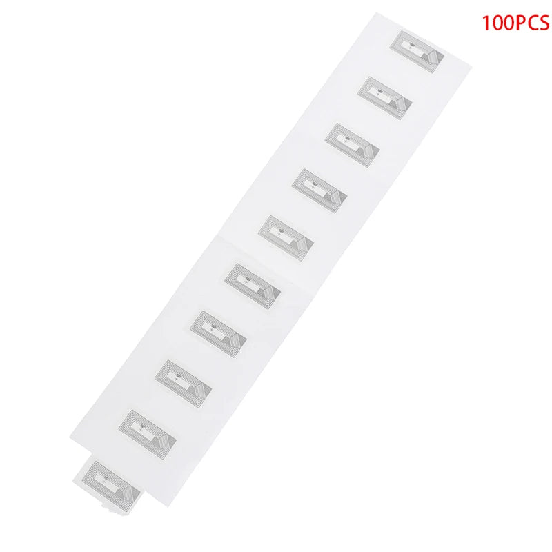 100Pcs Changeable Label Tag RFID Tags Block 0 rewritable 13.56Mhz NFC Chip Ntag213 Sticker Wet Inlay Proximity Card ﻿