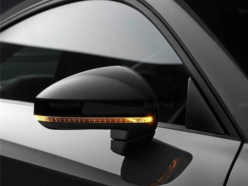 Carbon Fiber Glossy Black Replacement Rearview Side Mirror Cover Cap For Audi TT TTS RS TTRS MK3 8S 15-23 R8 2016-23 Replacement