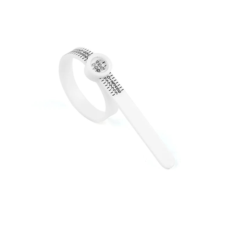 Ring Ruler Ring Measuring Tape Ring Measuring Tool Annular Coil Finger Size Filter with Magnifying Glass US UK EU HK Size