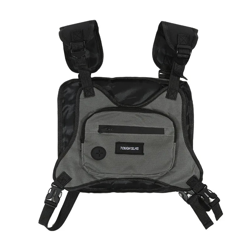 Tactical Vest Chest Bag Hip Hop Streetwear Fashion Large Capacity Functional Waist Sports Casual Oxford For Men Women Hot Sale