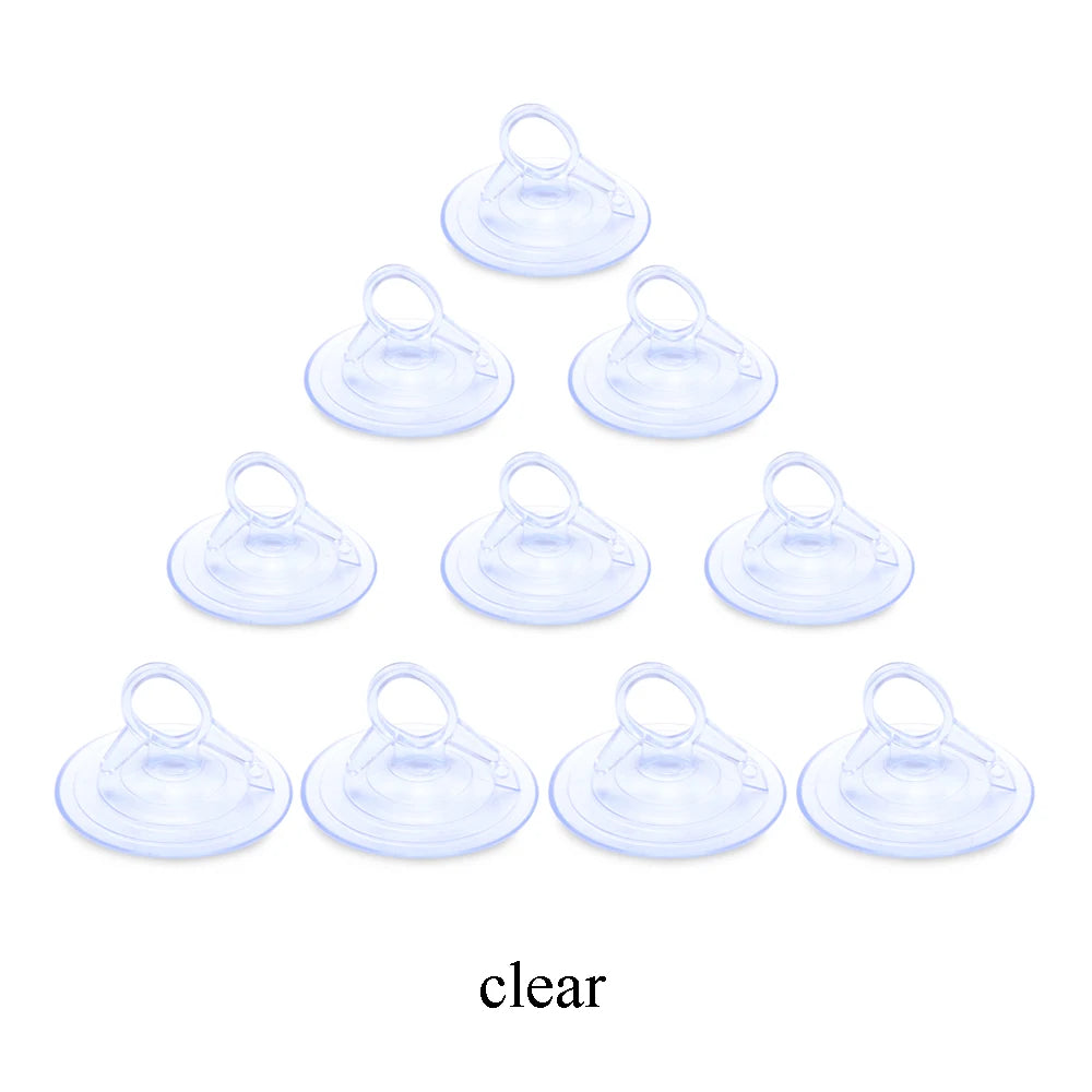 45mm 10 PCS Rubber Clear Suction Cup Sucker PVC Suction Cup Hook Suction Cup Car Sun Shade Suction Cup 35mm Black Suction Cup