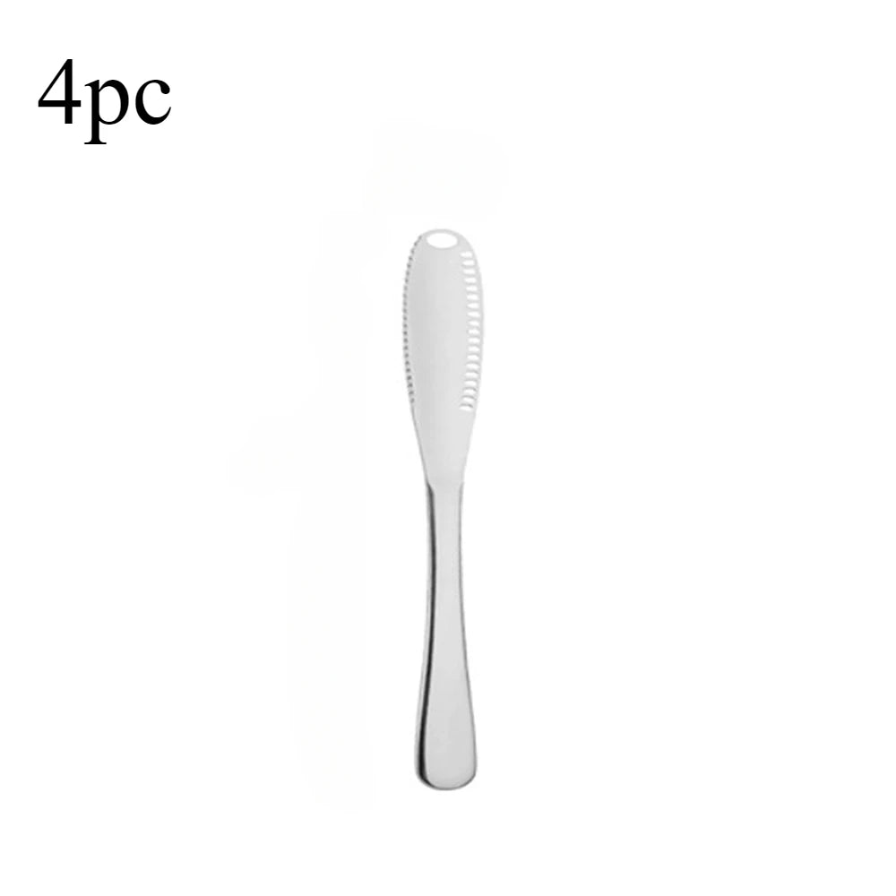 Stainless steel  butter knife cheese butter perforated knife mini spatula bread jam  knifes