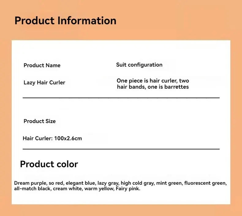 DIY Heatless Curling Stick Headband Set With Hairpin Lazy Curler Foam Sponge Curling Stick No Heat Hair Curler 21,163 Reviews 4