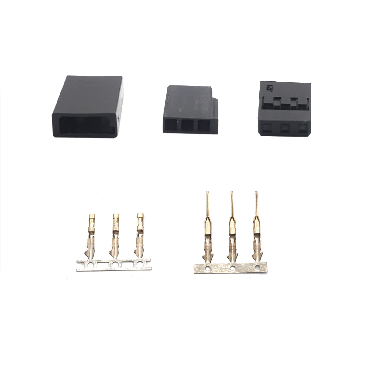 30Sets RC Servo Plug Male Female Connector Crimp Pin Kit,Compatible with Futaba JR Hitec Spektrum