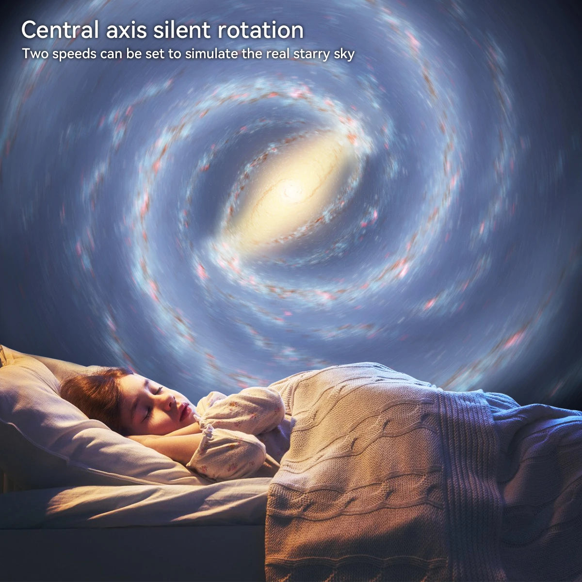 LED Night Light Galaxy Projector Starry Sky Projector 360° Rotate Planetarium Night Lamp For Room Decorative Children Kids Gift