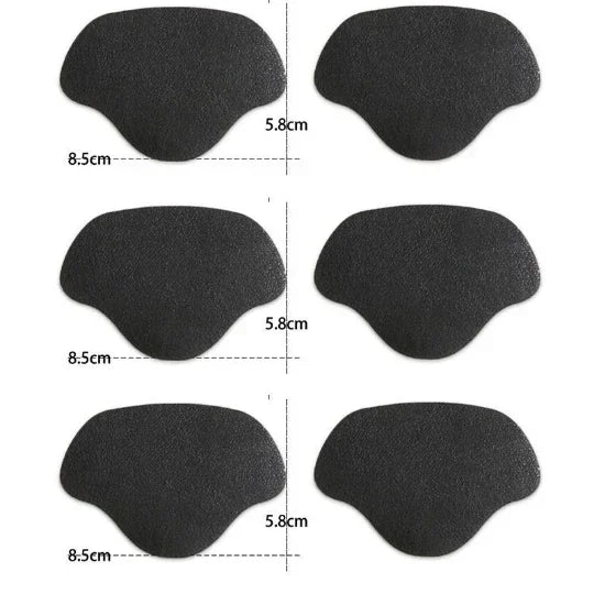 6pcs Sports Shoes Repair Stickers Suede Heel Protector Anti-Wear Repair Holes Self-adhesive Patches Insoles Pad Foot Care Insert