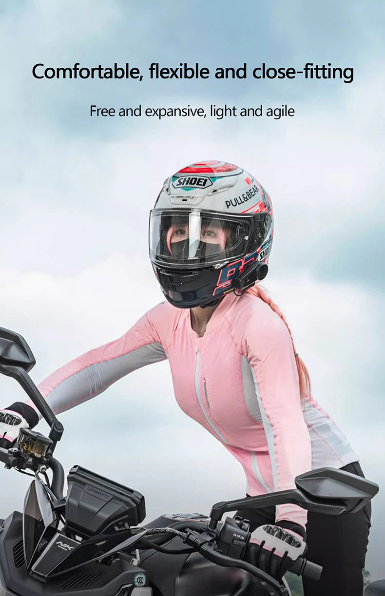 Motorcycle riding suits, all-season mesh breathable, spring and summer women's fitted, anti-drop, quick-drying clothes