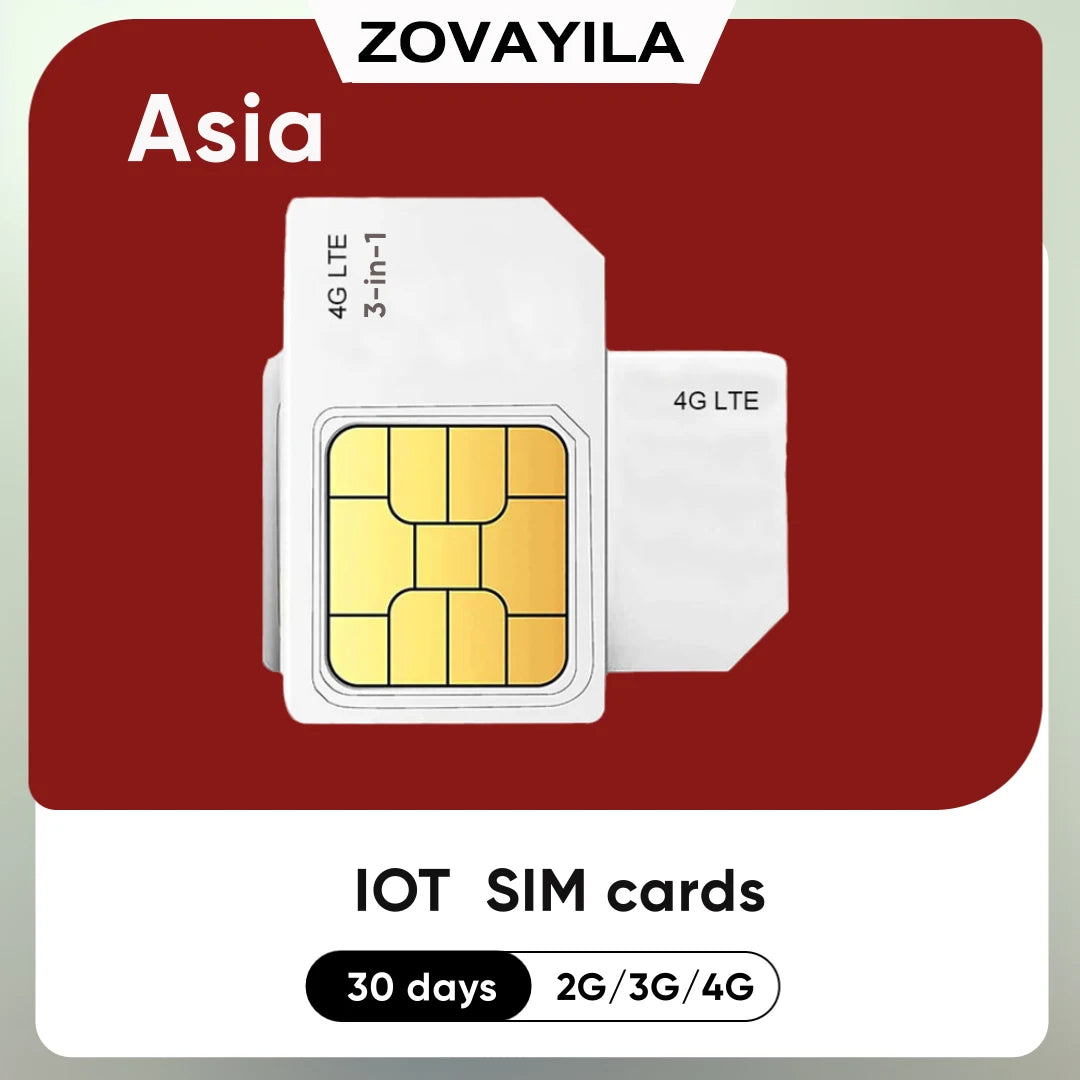 Suitable for Asia Car GPS Tracker, SIM Card Compatible with Multiple Models, 3-in-1 Size, Other Devices