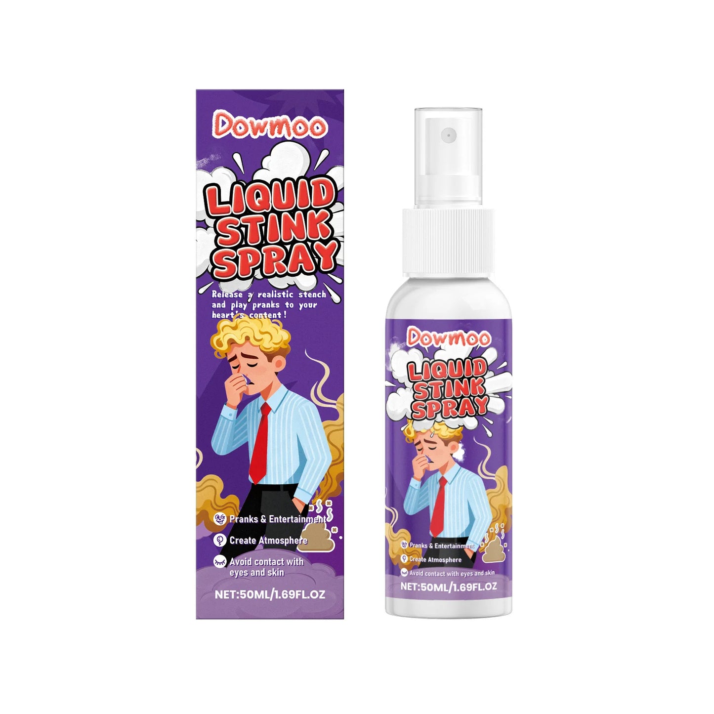 100ml Fart Spray – Plastic Bottled Fart Prank Spray, Party Supplies, Prank Trick Spray, Suitable for Adults and Kids, Non-Toxic
