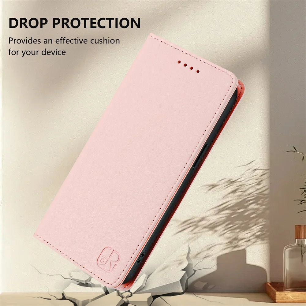 Magnetic Flip Leather Wallet Case For Samsung M62 M56 M55 M54 M53 M52 M36 M35 M34 M33 M32 M23 M15 M13 M12 M10 M05