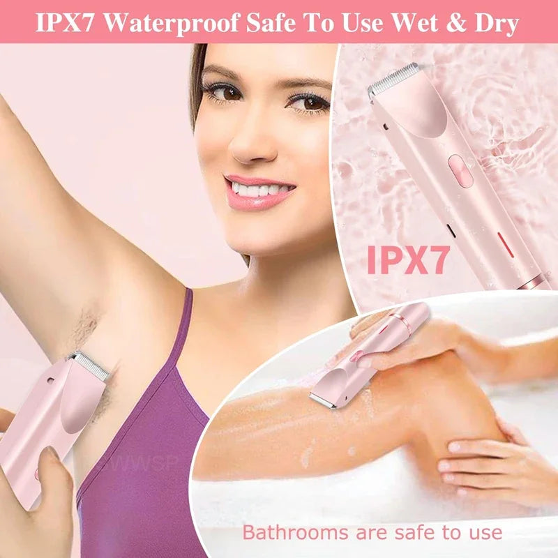 Electric Epilator Women's Razor Painless Women's Beard Epilator Women's Leg Bikini Body Hair Trimmer Women's Facial Epilator