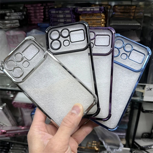 For Infinix Note 60 Pro Case Infinix Note 60 Camera Protect Electroplated Transparent Silicone Cover Infinix Note60 Pro5G Bumper