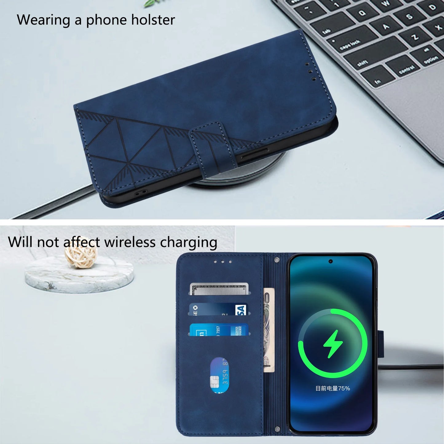 Flip Wallet Magnetic Leather Case For OPPO A98 A96 A95 A94 A93 A92 A80 A79 A78 A77S A77 A76 A74 A72 A60 5G 4G
