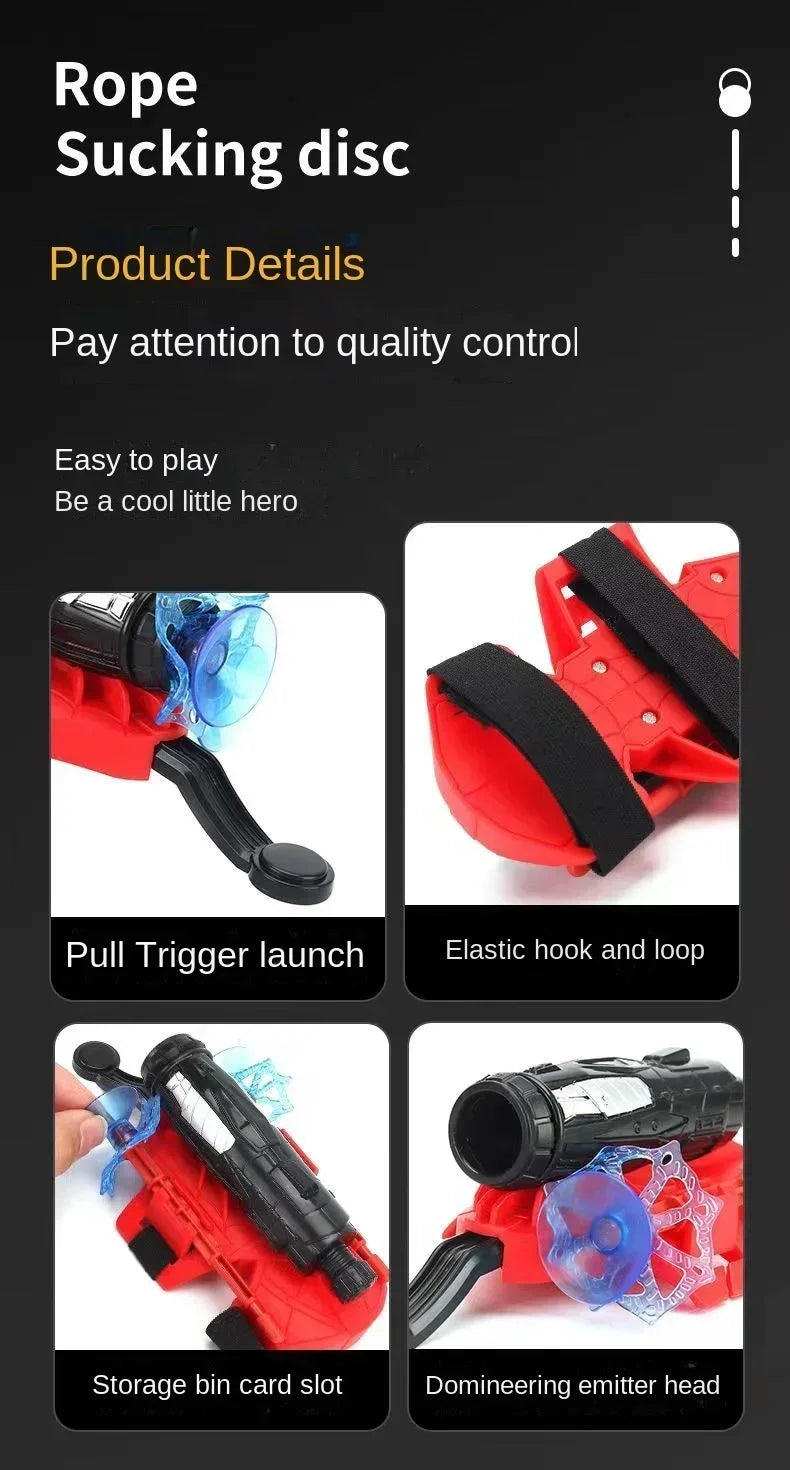 New Cosplay Spider Figure Web Shooters Toys Wrist Launcher Device  Accessories Props Spider-Line Toys Gifts