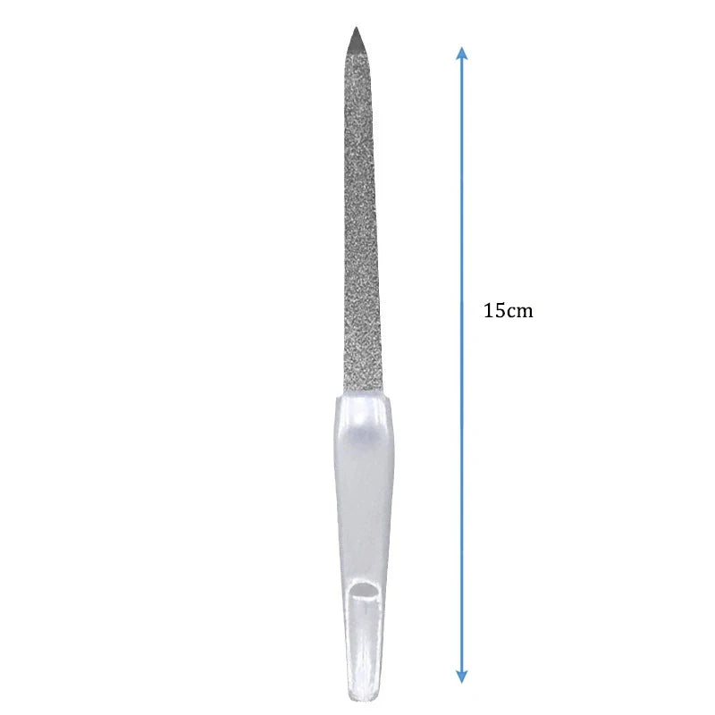 1PC DIY Nail Art Professional Nail File Metal Nail File Double Sided High Quality Nail File Manicure Pedicure Beauty Tools