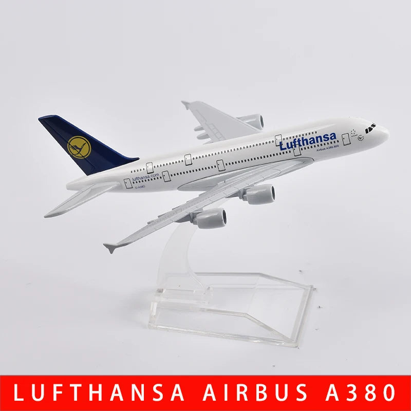 JASON TUTU 16cm Concorde Plane Airplane Model Aircraft Model Diecast Metal 1/400 Scale Planes