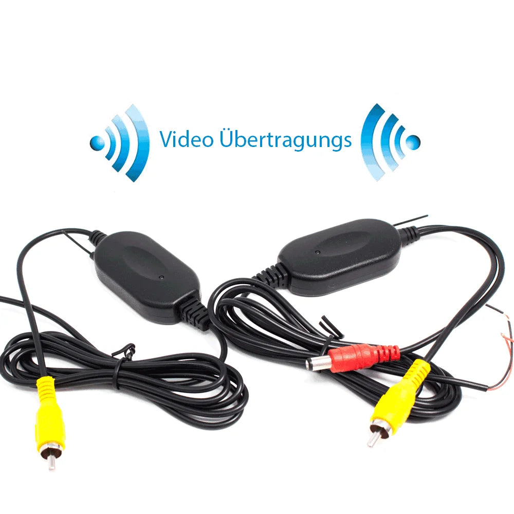 AMPrime 2.4G Wireless Module Transmitter & Receiver Car Reverse Rear View Backup Camera Monitor Parking Assistance Vehicle Cam