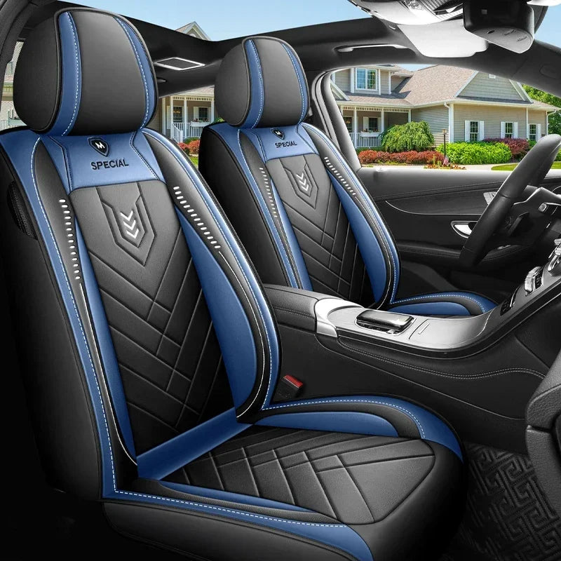 1pcs All inclusive seat cover full leather car seat cushion Driver's seat cover or passenger seat cover all season universal pad