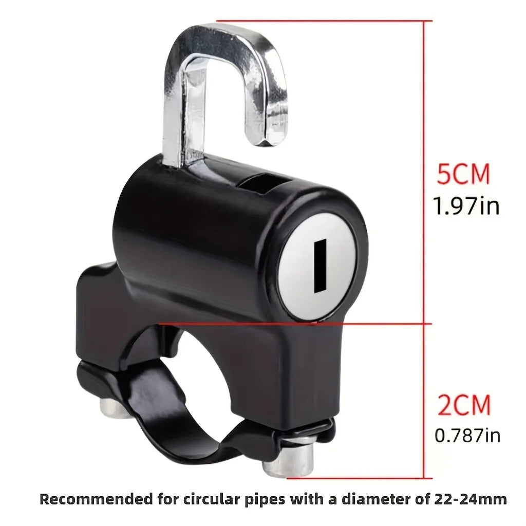 Motorcycles Helmet Lock Anti-theft Helmet Lock Handlebar Mount Motorcycle Electric Motorbike Security Lock Accessories