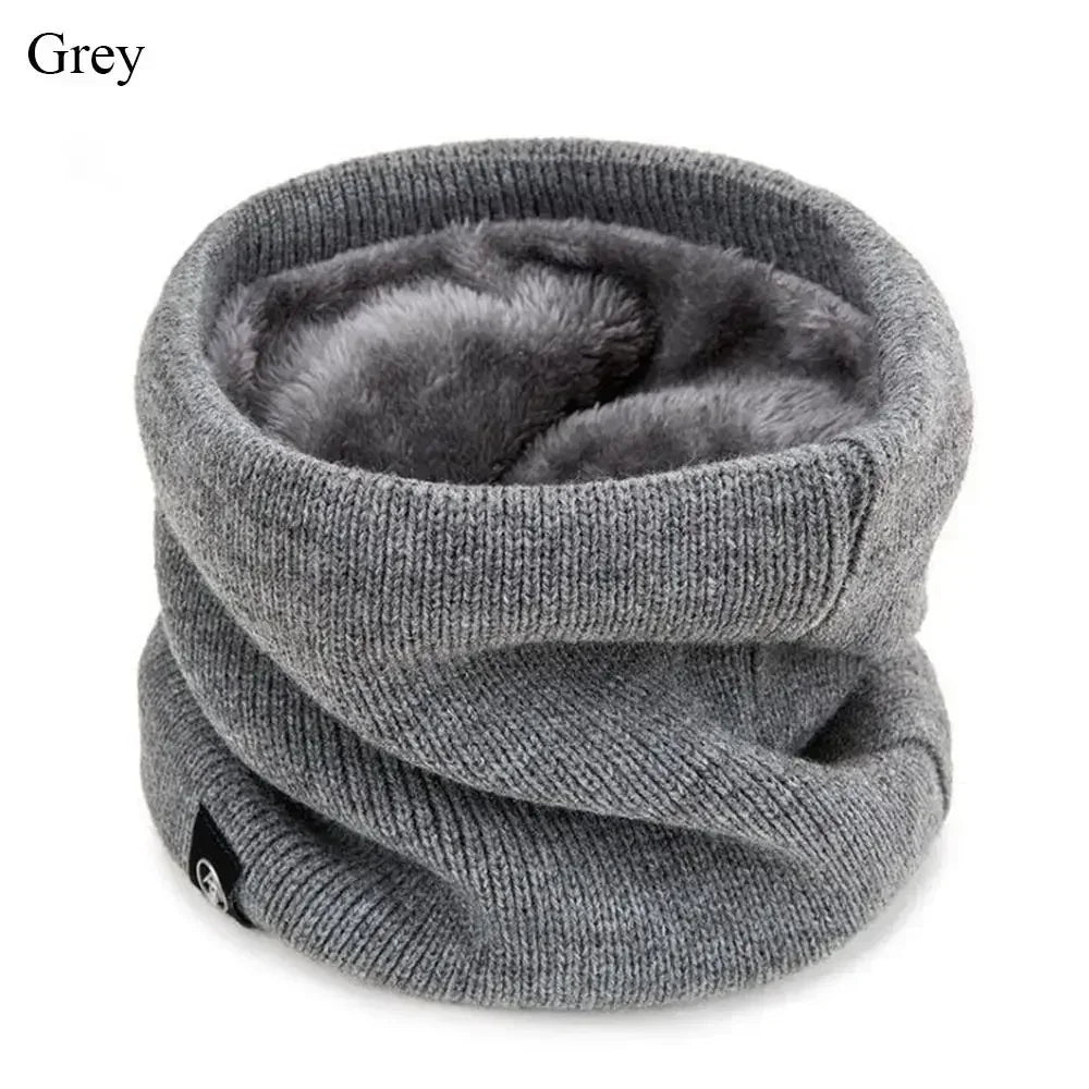 Fashion Soft Knitted Neck Warmer, Women/Men Sports Scarf with Face Cover for Winter Skating Running and Hiking