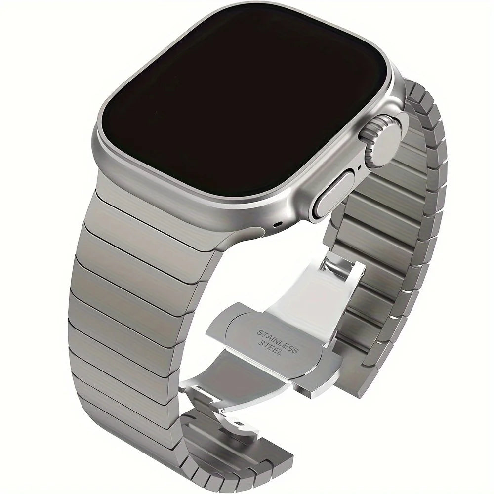 Bracelet Strap For Apple watch Band 40 46 42 44 45 49mm Stainless Steel Wristband For iWatch Series 11/10/9/8/7/6/5/4 SE 3 Ultra