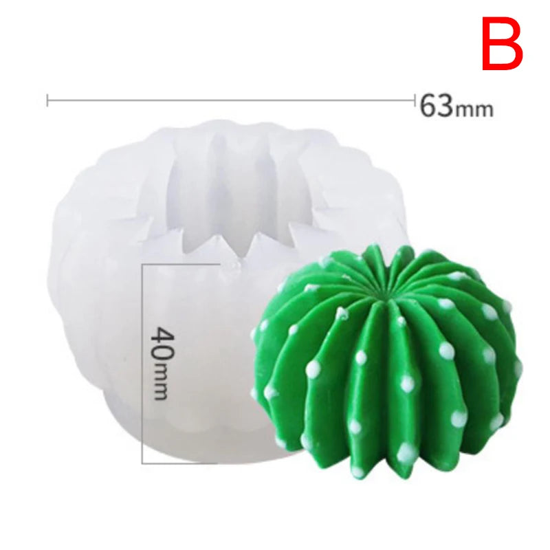 DIY Succulents Cactus Plants Silicone Epoxy Resin Mold Handmade Craft Mould