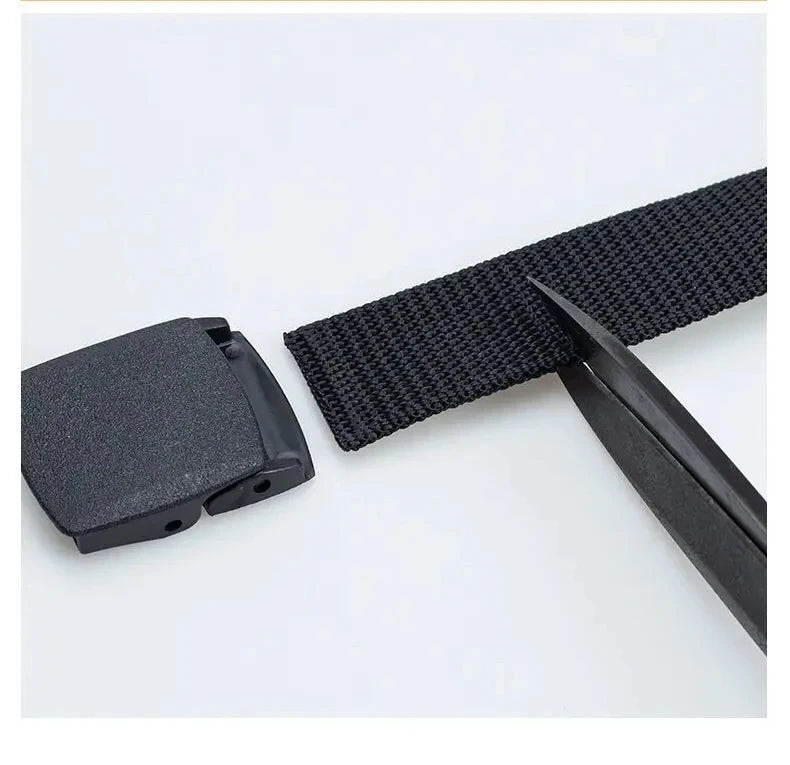 Men Military Automatic Buckle Nylon Belt Outdoor Hunting Multifunctional Tactical Canvas Belt High Quality Military Belt