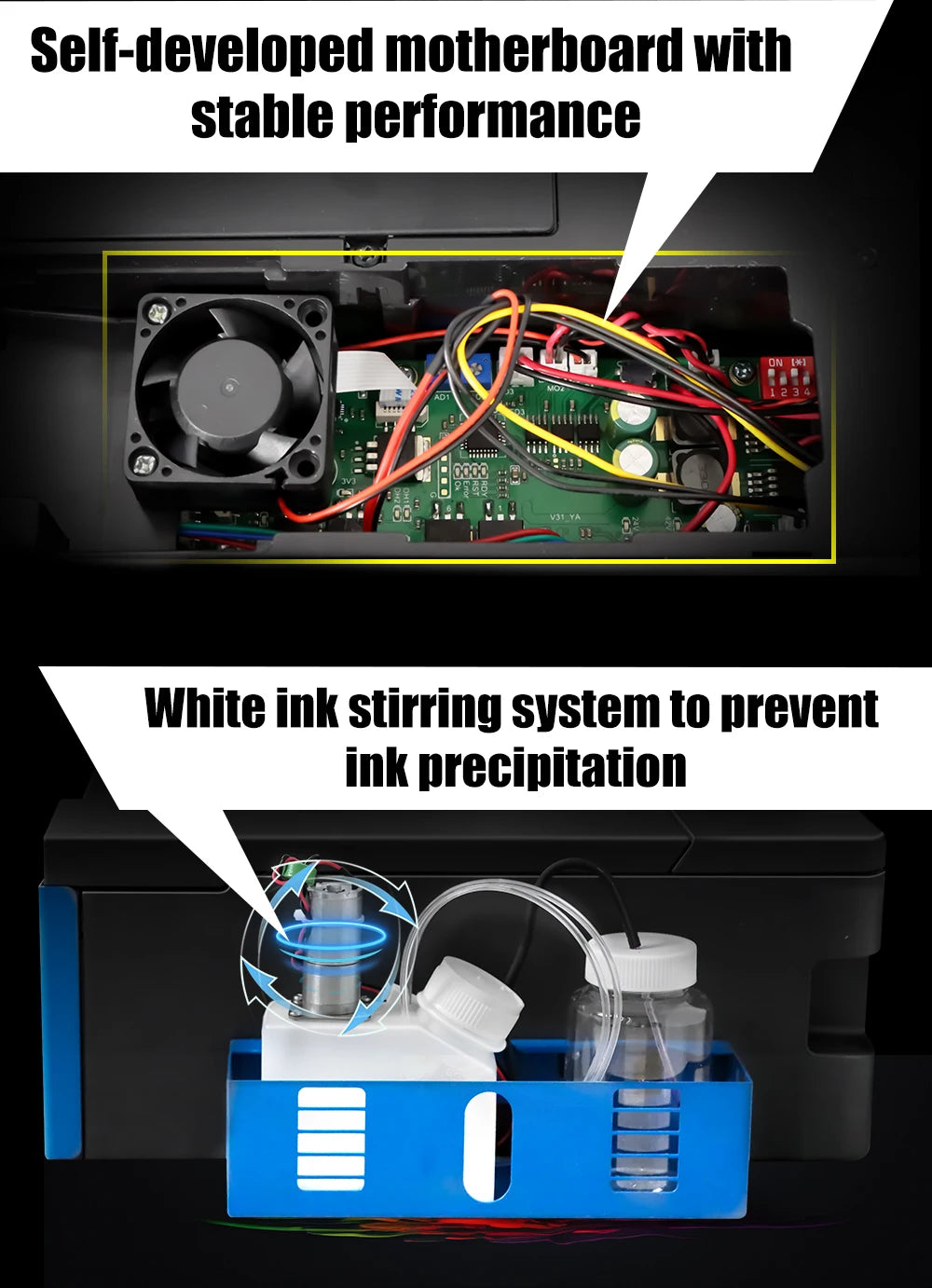 DTF Printer A4 L8058 Transfer Printing Machine with DTF Curing Oven for DIY Print T-Shirt Direct to Film Printer for Epson XP600