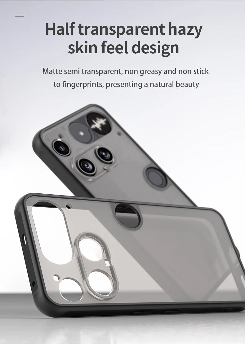 New!!! Elegant and Fashionable Armor Bumper Shockproof Phone Case For Nothing Phone 3 Silicone Hard Cover