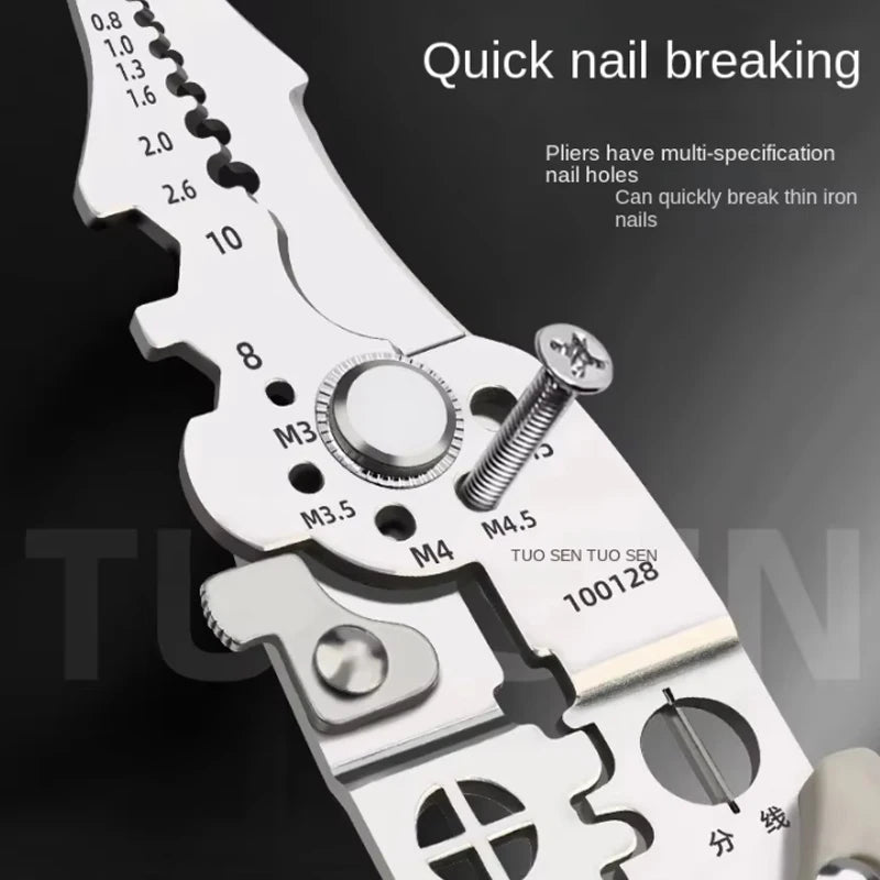 Pliers, multi-functional electrical pliers, wire stripping pliers, electrical special