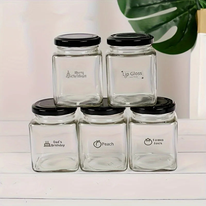 Marklife transparent thermal printing label paper, multifunctional and clear, suitable for home, school, gifts, etc|