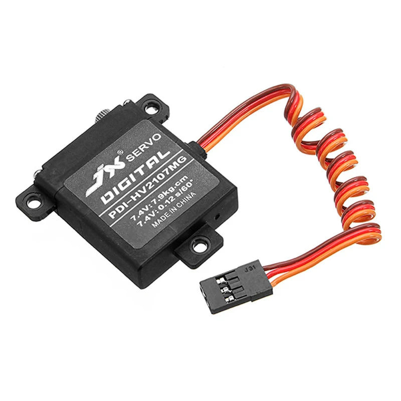 JX Servo PDI-HV2107MG 7.9kg CNC Steering Torque Digital Metal Gear Core Standard Servo For RC Fixed Wing Airplane