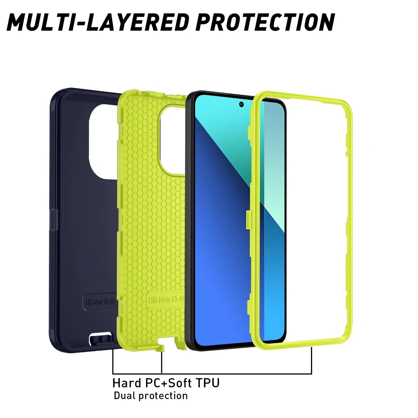 3IN1 Ott Defender Series Box for Orginal Samsung Galaxy S25 S24 S23 S22 S21 S20 FE Plus Ultra Note 20 Armor Shockproof Case