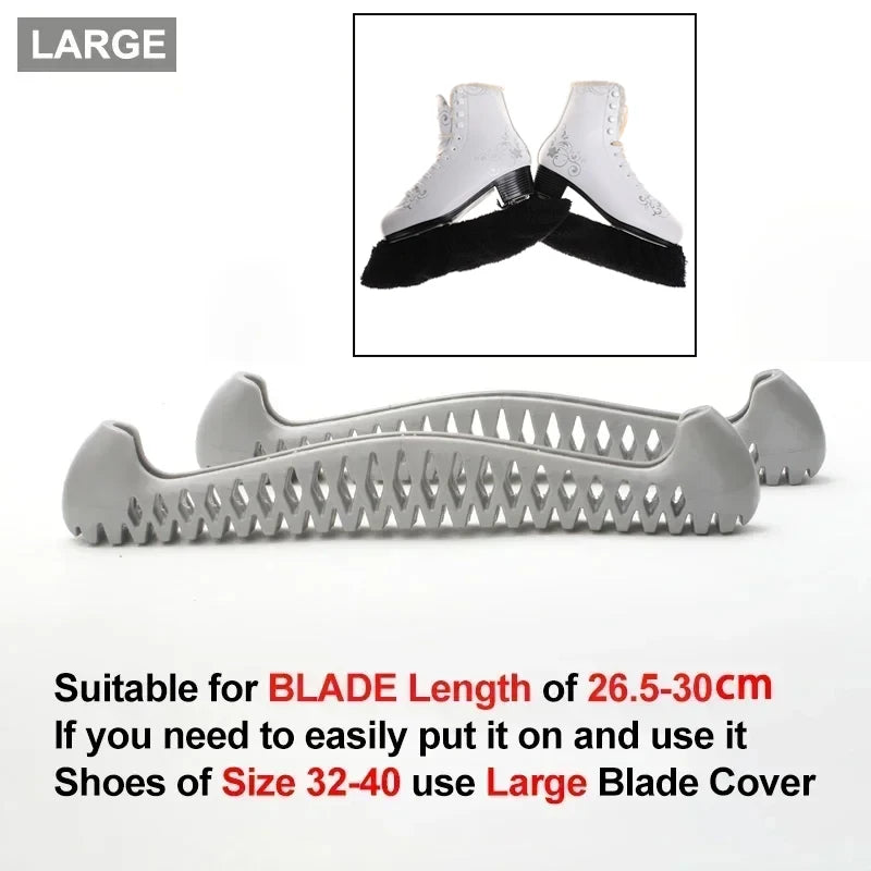 Adjustable TPU Ice Skating Blade Covers Walkable Figure Skate Ice Skate Hockey Skates Prevent Puncture Scalable Blade Sleeve