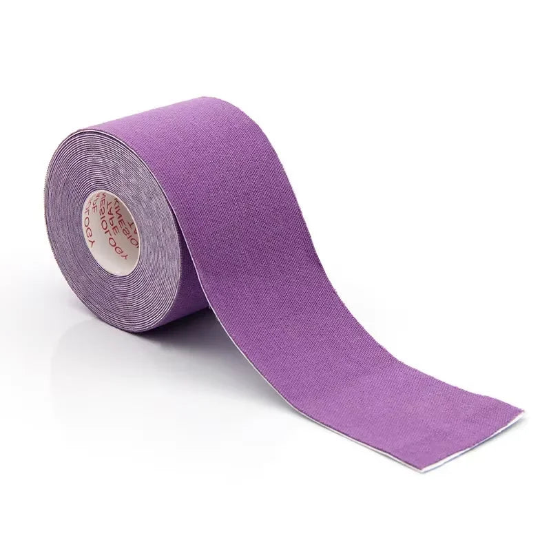 2.5cm*5m Sports Kinesiology Tape  Recovery Self Adherent Bandage Wraps Waterproof Cotton  Tapes for Muscle Pain Relief